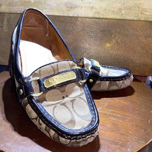 Brown Coach Flats / Loafers
